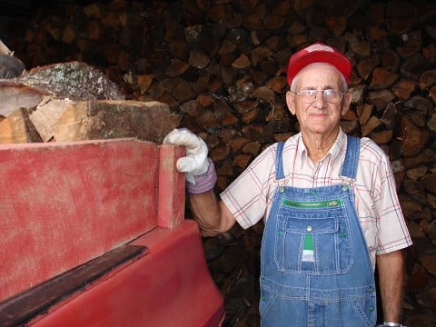 Another parable:  The old man who chops wood